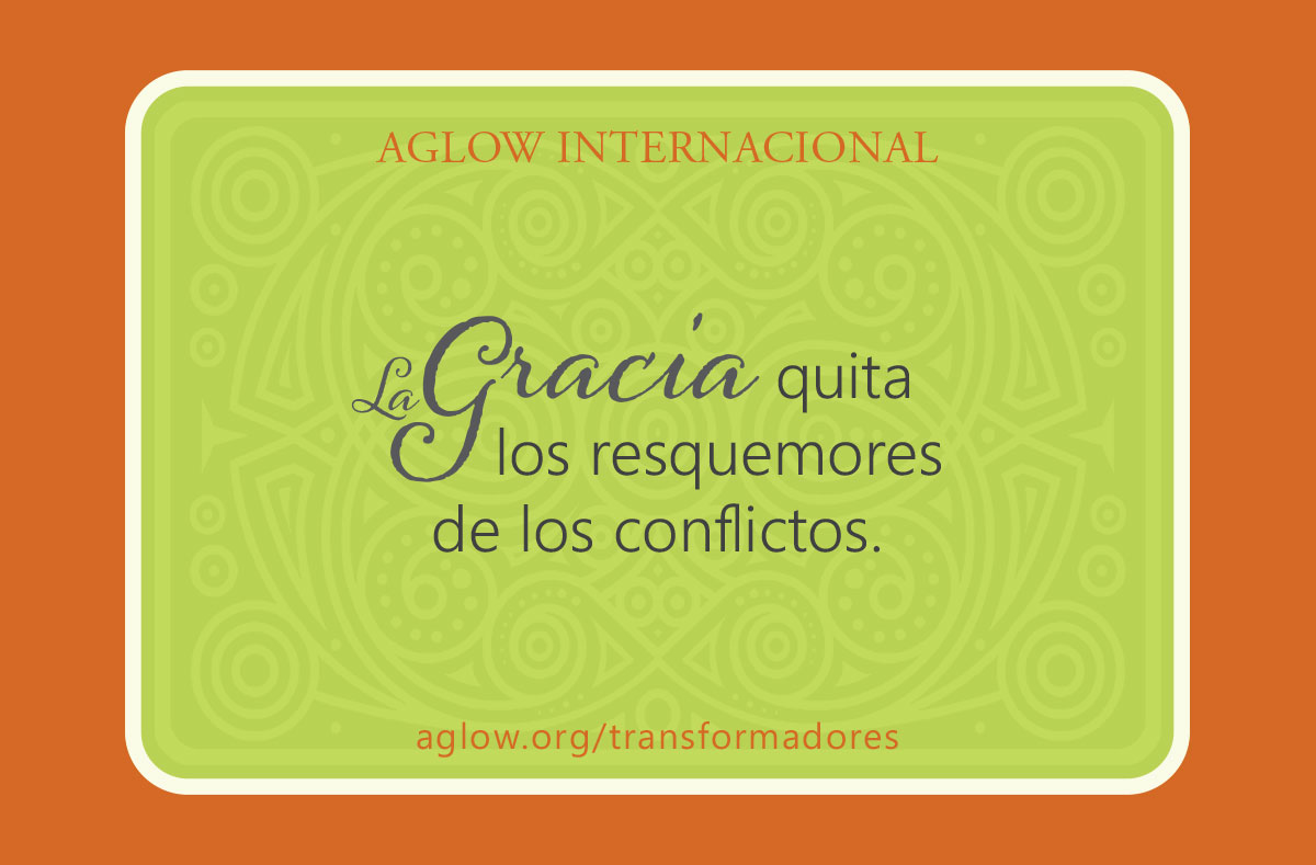 La gracia quita los resquemores de los conflictos.