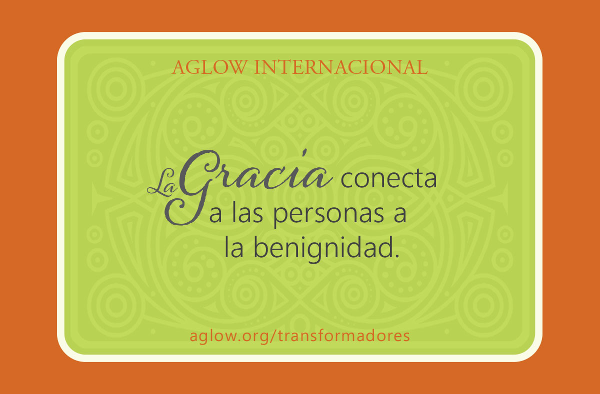 La gracia conecta a las personas a la benignidad.