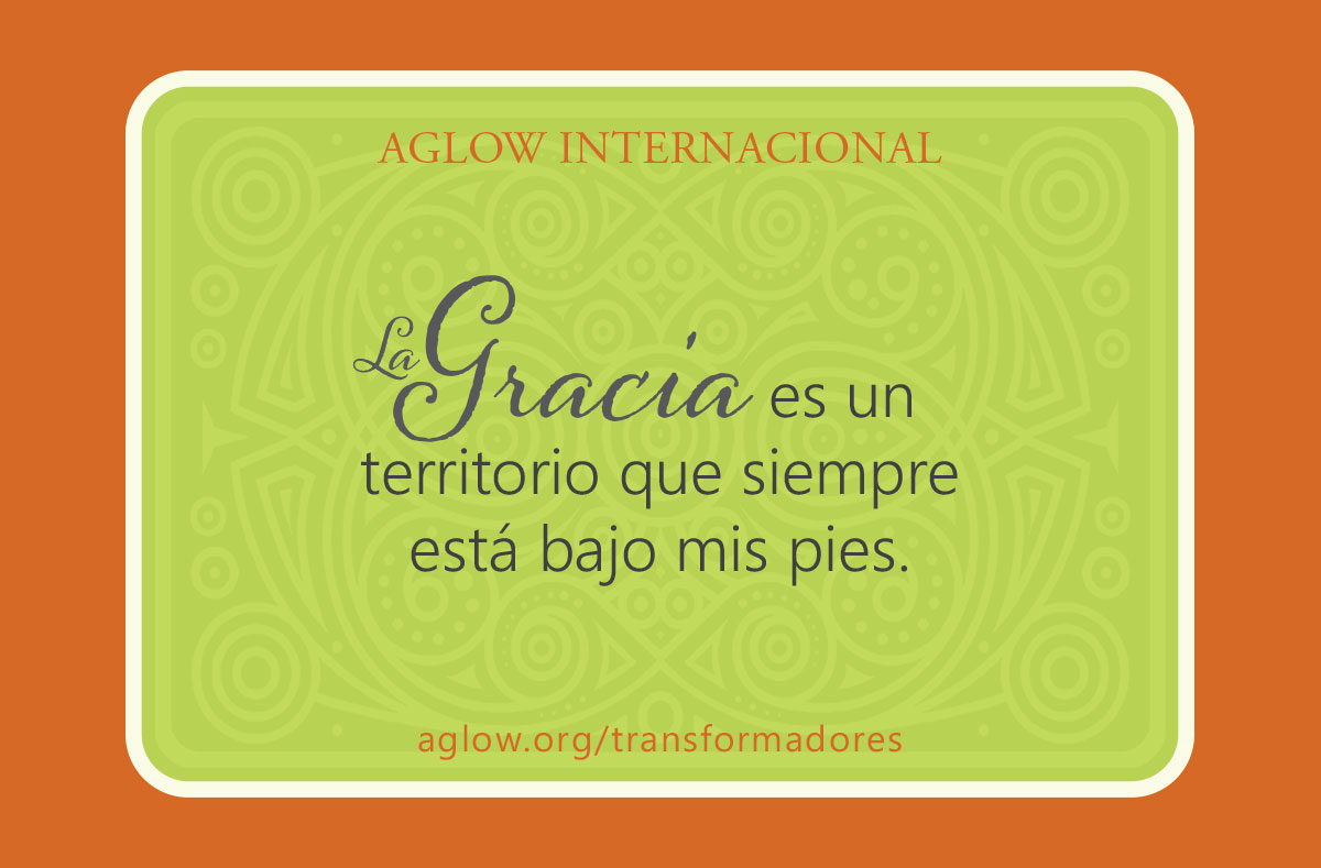 La gracia es un territorio que siempre está bajo mis pies.